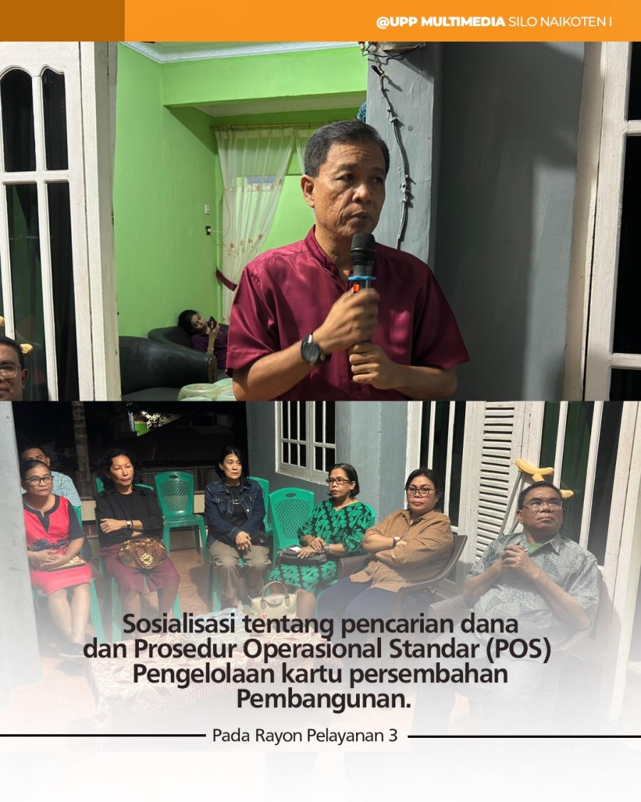 Rayon 3 - Sosialisasi pencarian dana dan Prosedur Operasional Standar pengelolaan Kartu Persembahan Pembangunan