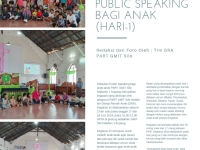 Pelatihan Public Speaking Bagi Anak